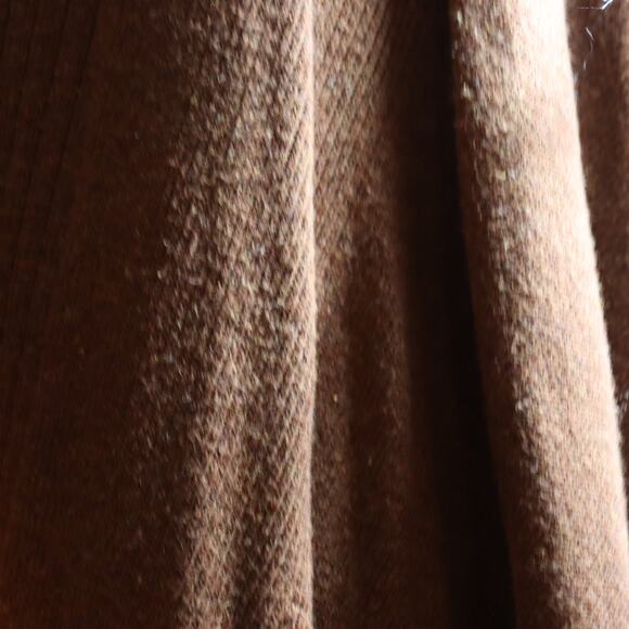 ASOS Oversized Brown Knit Poncho Sweater Tunic - Picture 5 of 7